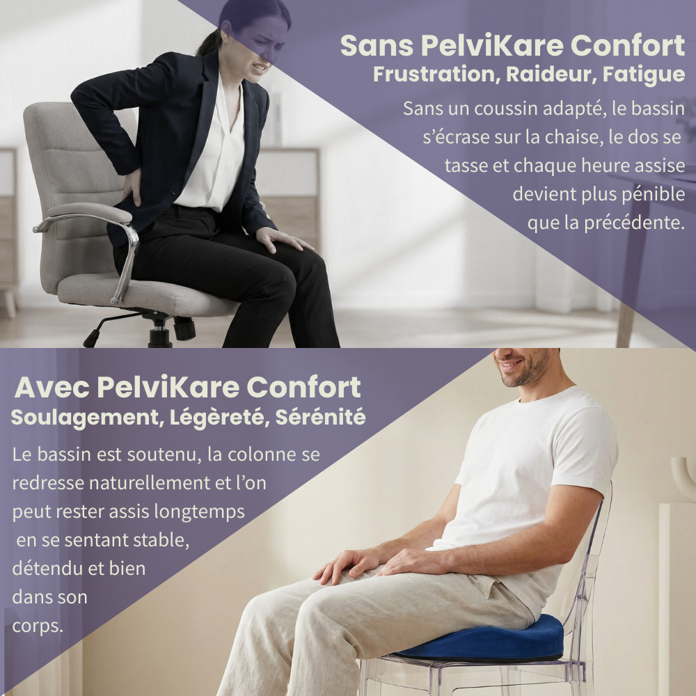 PelviKare Confort - Coussin ergonomique zones sensibles