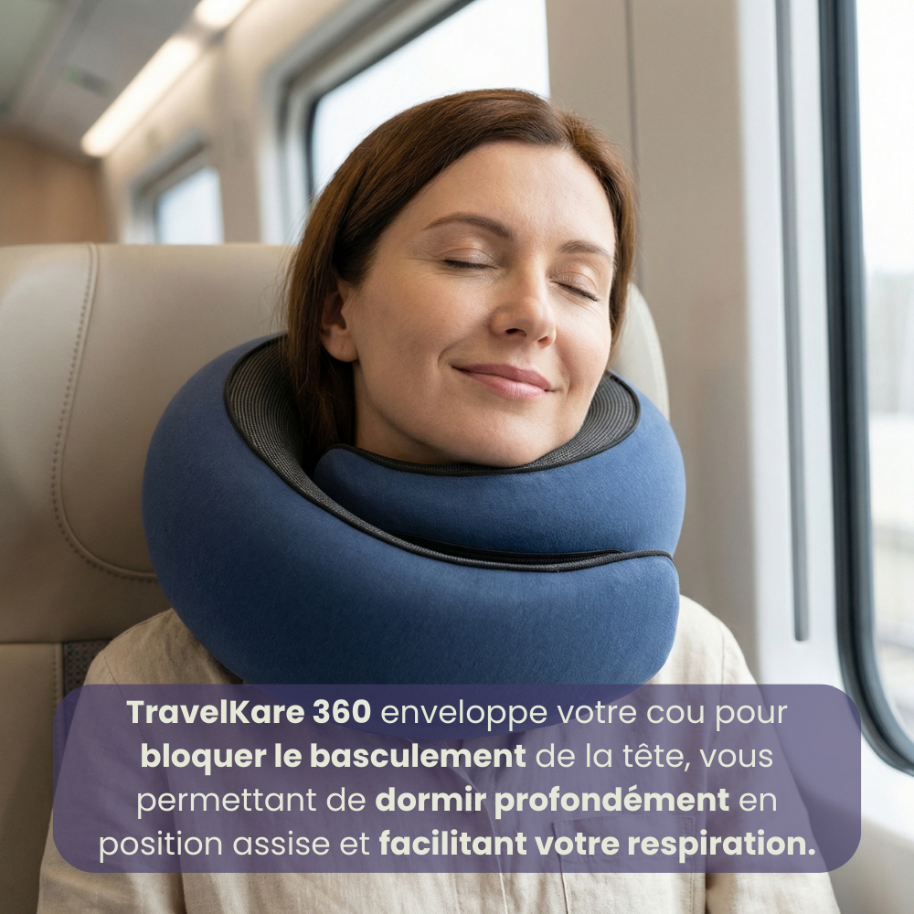 TravelKare 360 ​​- Snail-style (wrap-around) travel pillow 