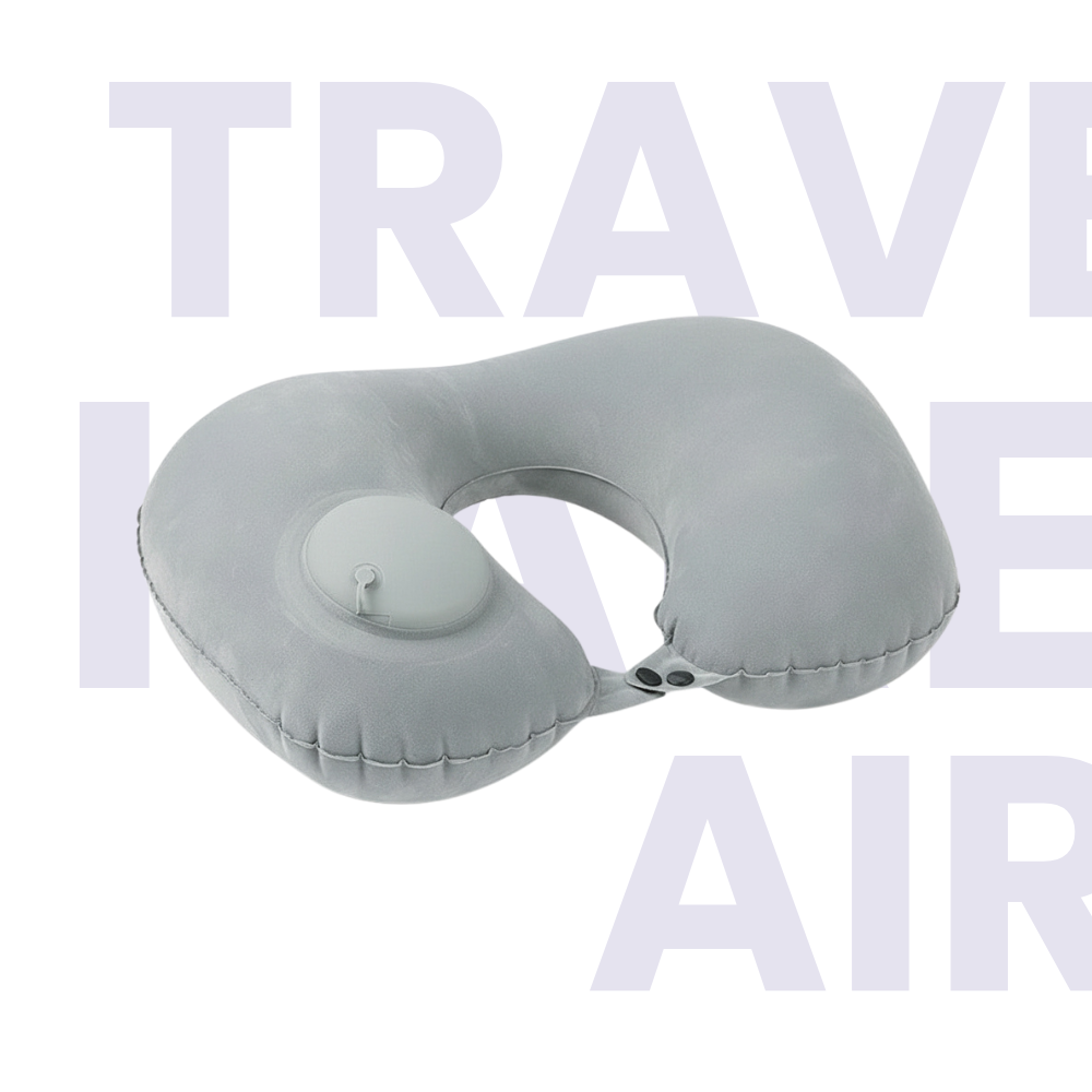 TravelKare Air - Inflatable U-Shaped Travel Pillow 
