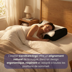 CerviKare Ergo - Ergonomic cervical pillow with neck and head support 