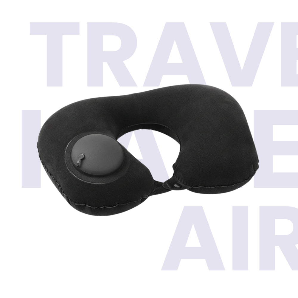 TravelKare Air - Inflatable U-Shaped Travel Pillow 