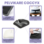 PelviKare Coccyx - Coussin mémoire de forme pour le coccyx