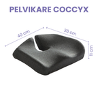 PelviKare Coccyx - Coussin mémoire de forme pour le coccyx