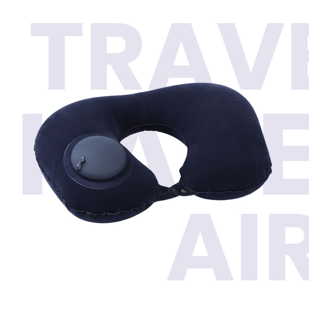 TravelKare Air - Inflatable U-Shaped Travel Pillow 