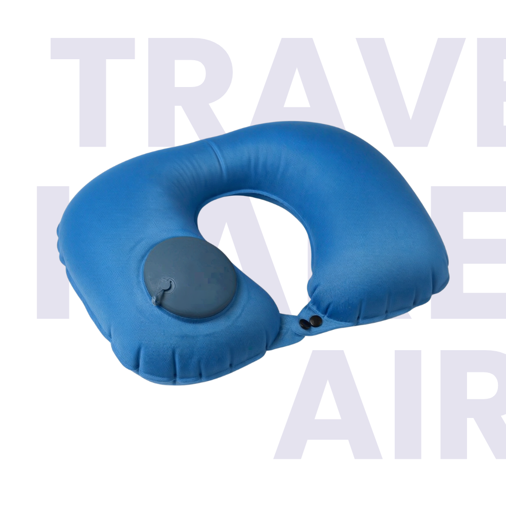 TravelKare Air - Inflatable U-Shaped Travel Pillow 
