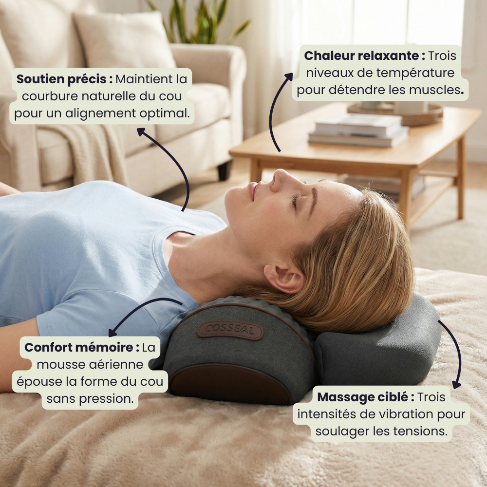 RelaxKare Zen - Massaging and Heating Neck Pillow