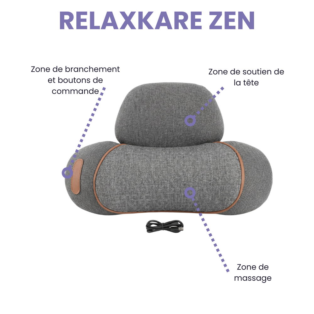 RelaxKare Zen - Massaging and Heating Neck Pillow