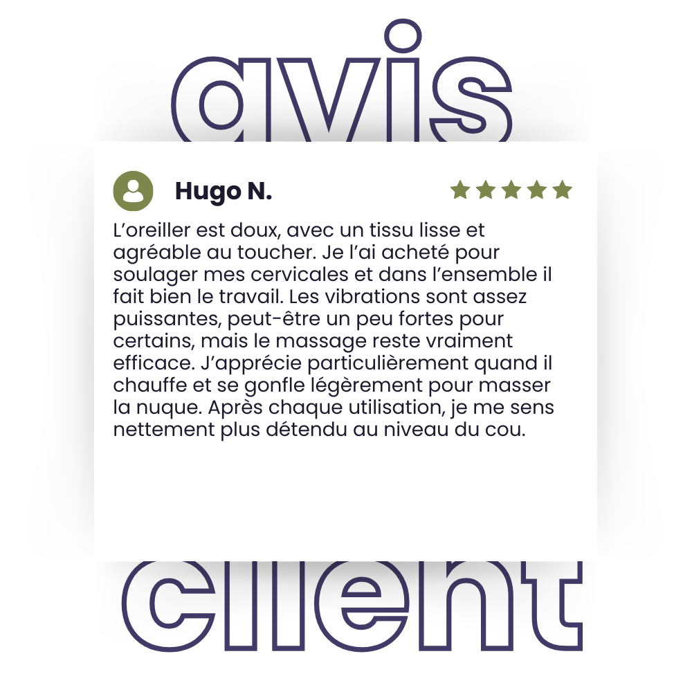 RelaxKare Zen - Massaging and Heating Neck Pillow