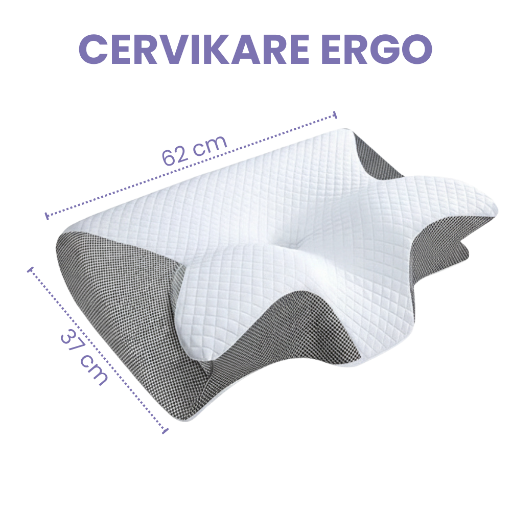 CerviKare Ergo - Ergonomic cervical pillow with neck and head support 
